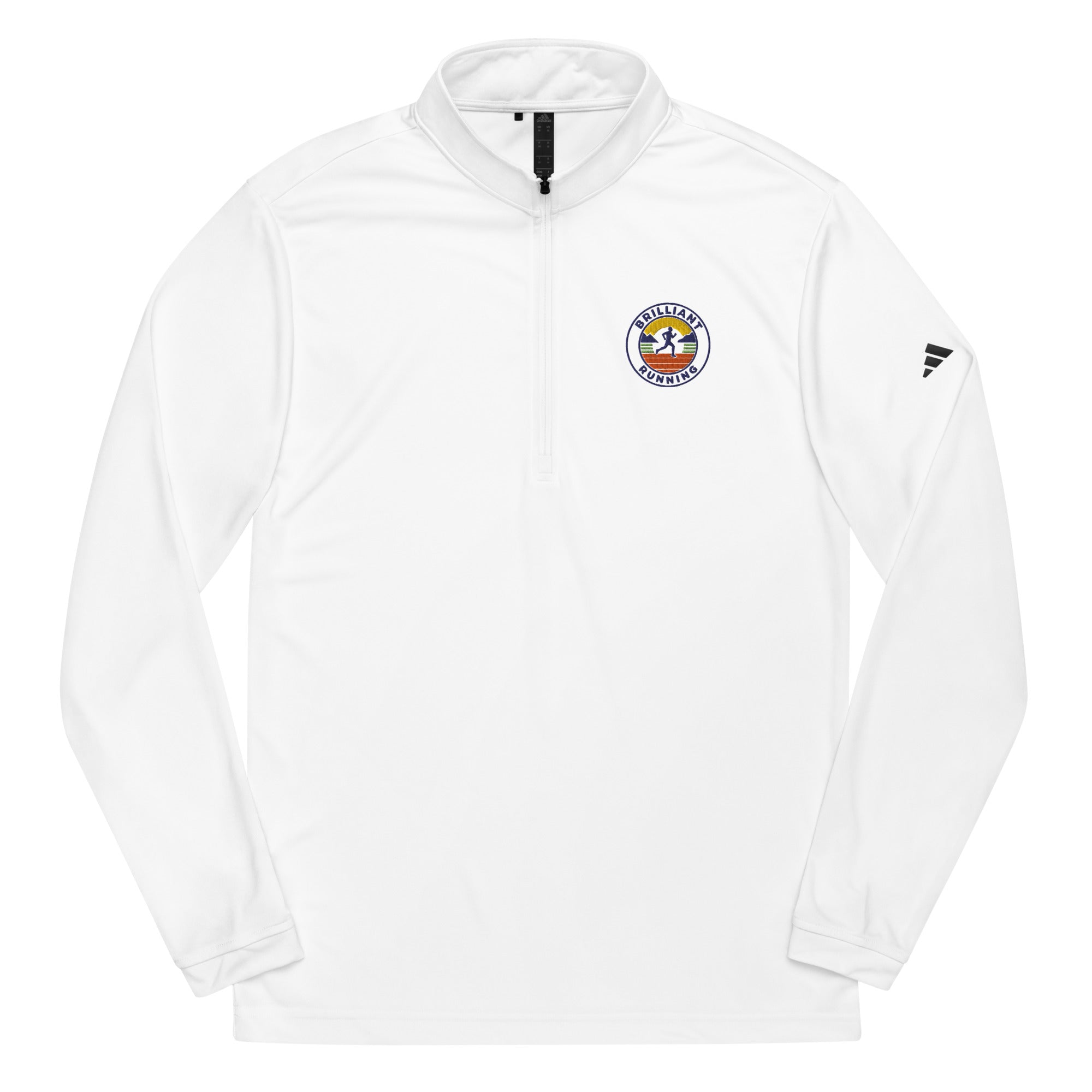 BRILLIANT RUNNING x ADIDAS Unisex Quarter Zip Pullover